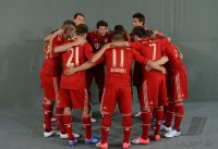 Fussball 1. Bundesliga 2012/2013:  Fototermin beim  FC Bayern Muenchen
