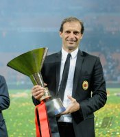 FUSSBALL SERIE A:  Meister 2011  AC Mailand;  Trainer Massimilliano Allegri