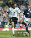 FUSSBALL Schottland -Deutschland  Schneider (GER)