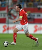 FUSSBALL International:  Christian  Fuchs  (Oesterreich)