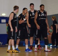 Basketball 1. Bundesliga 14/15 Testspiel: Walter Tigers Tuebingen - rent4 office Nuernberg