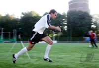 Fitnesstest der Nationalmannschaft in Hamburg