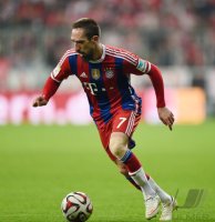 Fussball 1. Bundesliga Saison 14/15: Franck Ribery (FC Bayern Muenchen)