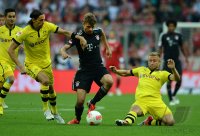 Fussball 1. Bundesliga, Supercup: FC Bayern Muenchen - Borussia Dortmund