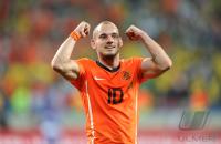 FUSSBALL WM 2010, VIERTELFINALE: Holland - Brasilien