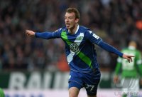 Fussball, 1. Bundesliga  Saison 2014/2015: SV Werder Bremen - VfL Wolfsburg