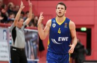 Basketball 1. Bundesliga 15/16 Hauptrunde: Walter Tigers Tuebingen - EWE Baskets Oldenburg