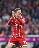 Fussball 1. Bundesliga Saison 17/18: FC Bayern Muenchen - VfL Wolfsburg