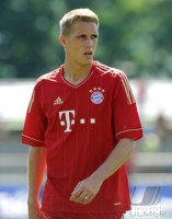 Fussball 1. Bundesliga Saison   2011/2012 :  Nils Petersen (FC Bayern Muenchen)