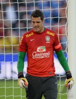 Fussball International Laenderspiel: Torwart Julio Cesar (Brasilien)