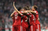 Fussball Champions League  Saison 2010/2011: FC Bayern  Muenchen  - AS Rom