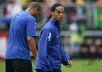 Fussball WM 2006: Trainingsspiel Brasilien-Fluminense Football Club