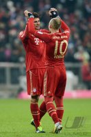 Fussball 1. Bundesliga Saison 12/13:  JUBEL FC Bayern Muenchen