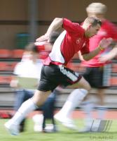 Fussball:  Leistungstests der deutschen Fussball Nationalmannschaft in Duesseldorf 24.04.2006