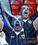 FUSSBALL Schottland -Deutschland  Schottischer  Fan  jubelt