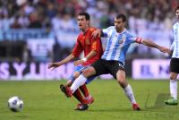 Fussball Nationalmannschaft : Spanien - Argentinien