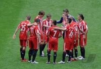 Fussball 1. Bundesliga : Teamkreis FC Bayern Muenchen
