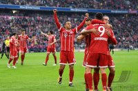 Fussball 1. Bundesliga Saison 17/18: FC Bayern Muenchen - 1. FSV Mainz 05