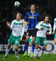 FUSSBALL CHAMPIONS LEAGUE:  Werder Bremen - Inter Mailand