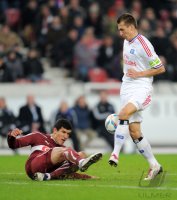 FUSSBALL  DFB Pokal 11/12  Achtelfinale: VfB Stuttgart - Hamburger SV