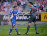 FUSSBALL 1. BUNDESLIGA: FC Bayern Muenchen  - FC Schalke 04