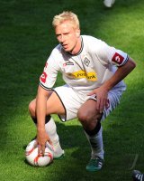 Fussball 1. Bundesliga : Mike Hanke (Borussia Moenchengladbach)