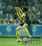 FUSSBALL CHL Quali  Zrich - Athen Vasilis Tsiartas (AEK) am Ball