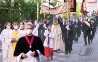 Fronleichnamsprozession 2021 in Coronazeiten