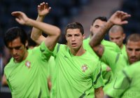 FUSSBALL INTERNATIONAL EURO 2012 Training Portugal: Cristiano Ronaldo (Portugal)