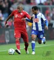 Fussball 1. Bundesliga, Saison 2011/2012:  FC Bayern Muenchen - Hertha BSC Berlin