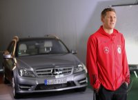 Fussball: Deutsche Nationalmannschaft Werbedreh Mercedes Benz