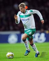 FUSSBALL 1. BUNDESLIGA: Bremen, HUNT Einzelaktion