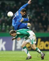 Fussball UEEA CUP ACHTELFINALE: Bremen - Glasgow