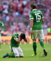 Fussball 1. Bundesliga Saison 14/15: JUBEL FC Bayern Muenchen