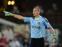 Fussball Europa League Saison 2013/2014: Torwart Adam Stachowiak (Botev Plovdiv)