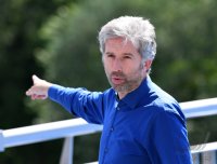 Eroeffnung Radbruecke Tuebingen; Tuebingens Oberbuergermeister Boris Palmer (Die Gruenen)