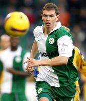 Fussball 1. Bundesliga, Wolfsburg: DZEKO Einzelaktion