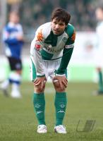 Fussball 1. Bundesliga: Bielefeld - Bremen
