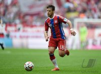 Fussball 1. Bundesliga Saison 14/15: FC Bayern Muenchen - Eintracht Frankfurt