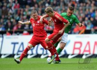 Fussball 1. Bundesliga, Saison 2011/2012: SV Werder Bremen - FC Bayern Muenchen