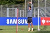 Fussball Training Deutsche Nationalmannschaft in Stuttgart