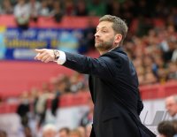 Basketball 1. Bundesliga 14/15 Hauptrunde: Walter Tigers Tuebingen - Crailsheim Merlins