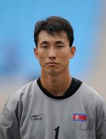 FUSSBALL INTERNATIONAL: Torwart Ri Myong Guk (Nordkorea)