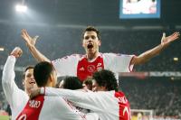 Fussball CL: Amsterdam - Mailand, Jubel Ajax