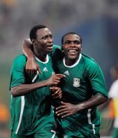 FUSSBALL  Olympia 2008   Halbfinale  Maenner   Nigeria - Belgien