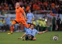 FUSSBALL WM 2010, HALBFINALE:  Uruguay - Niederlande
