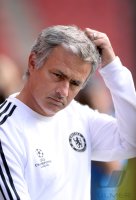Fussball Supercup Finale 2013: Trainer Jose Mourinho (FC Chelsea)