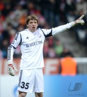 Fussball CHL&Atilde; Saison 12/13:  Torwart Andrei Gorbunov (FC Bate Borisov)
