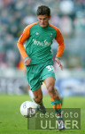 Fussball 1. Bundesliga: Werder, VALDEZ Einzelaktion