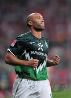 Fussball 1. Bundesliga  Saison 2010/2011: FC Bayern Muenchen - Werder Bremen